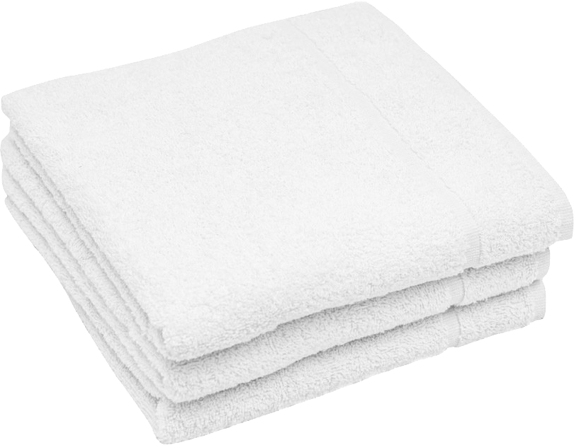 White towels