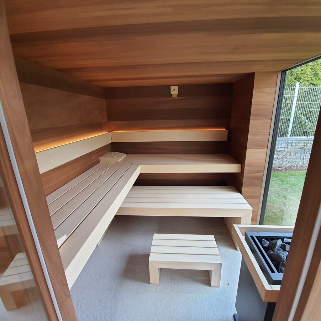 TAO modern desing saunas made by measure