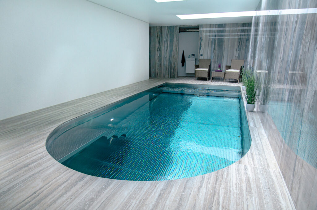 Atypical stainless steel pool IMAGINOX
