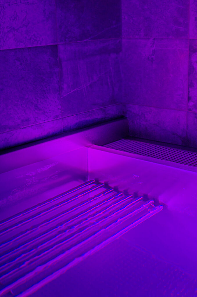 Detail of a tube bench by IMAGINOX