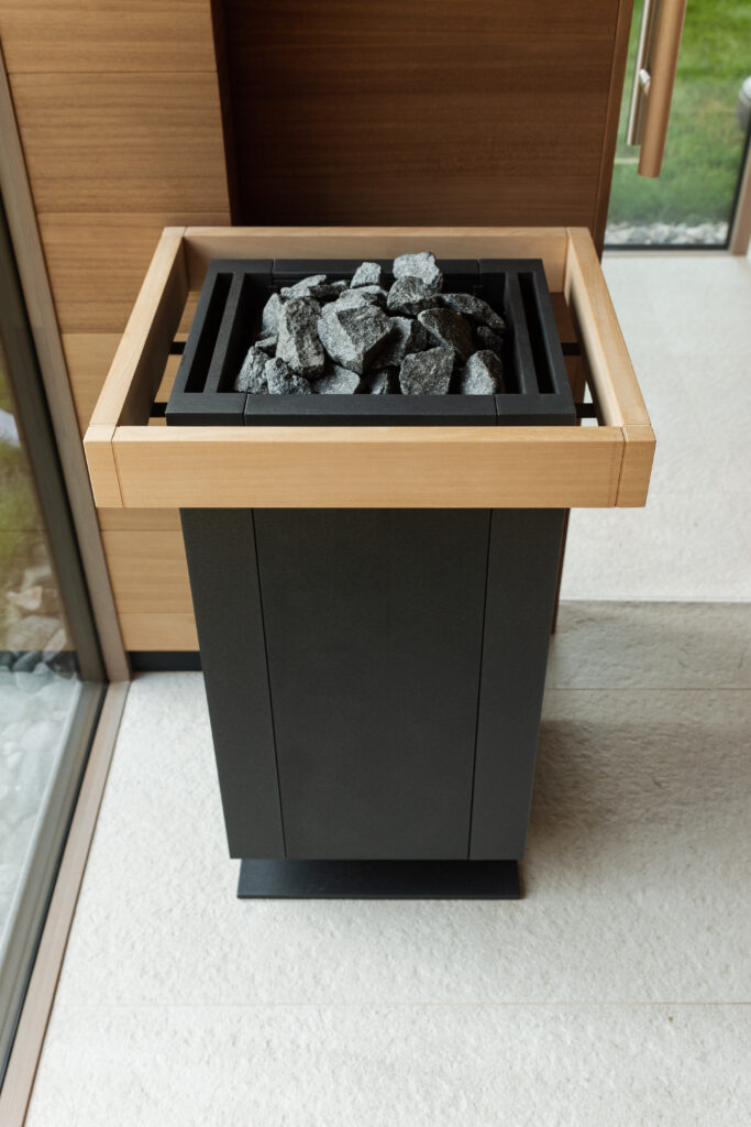 High quality heating system in TAO sauna