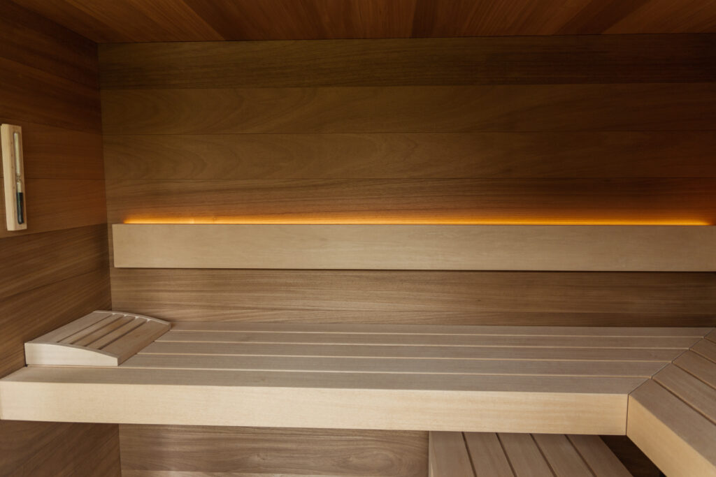 Stylish LED lighting by TAO saunas