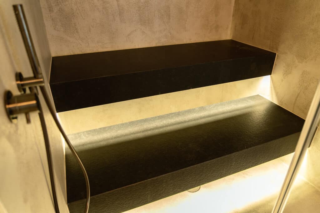 TAO steam room in modern design