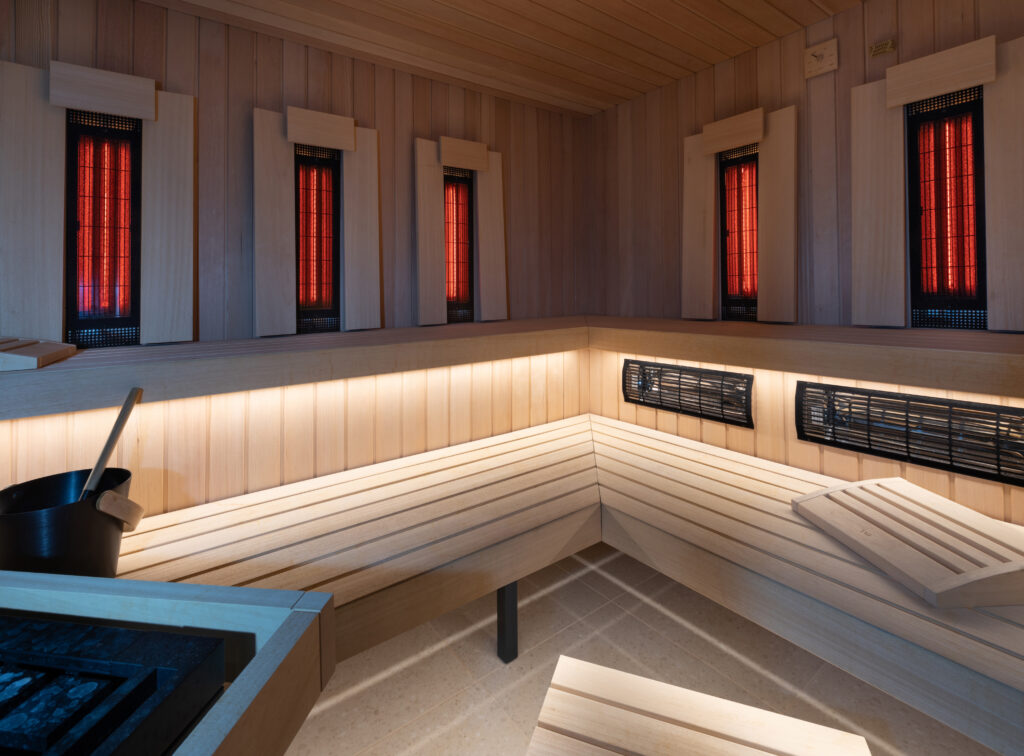 TAO sauna with infrared seats
